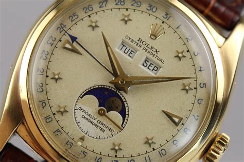 rolex 6062 triple calendar from 1953 in rose gold